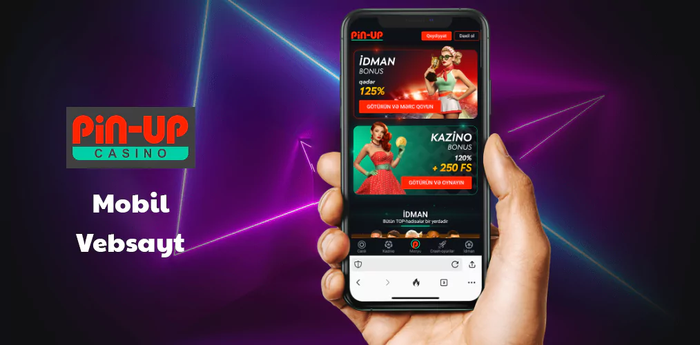 Pin Up Mobil Veb saytı haqqında məlumat