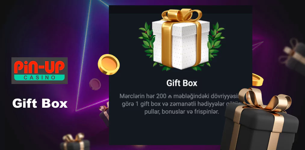 Pin Up Gift Box unikal promosyonu
